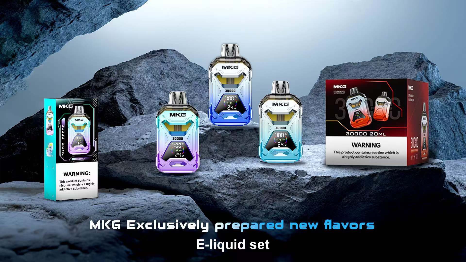 MKG注油式主機 Type-C快充 每次最高可注入 20ML 煙油 多檔調節 液晶顯示屏 台灣現貨:圖片 2