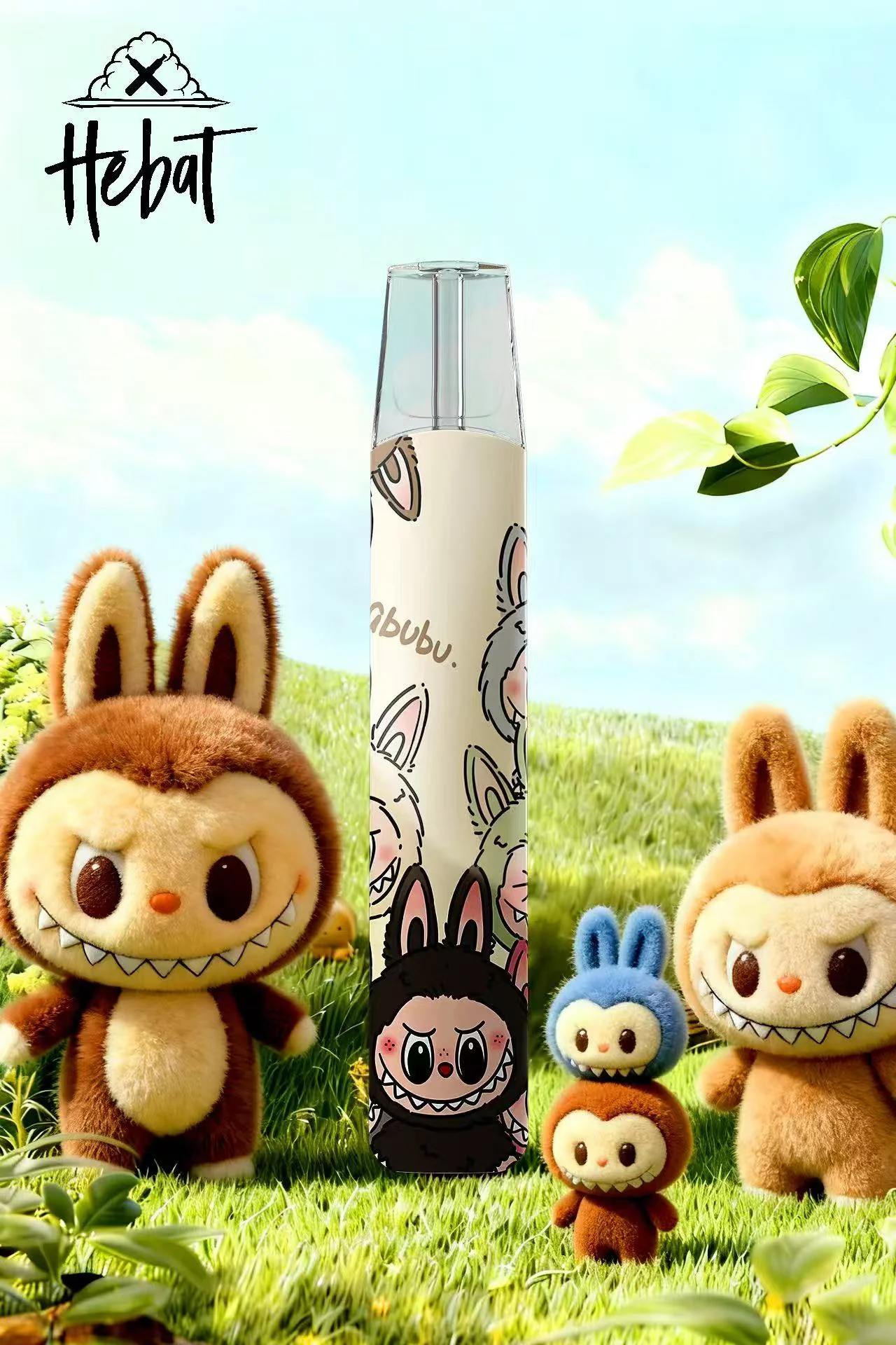 HEBAT 喜貝 通用一代主機 Labubu 聯名限定 極致輕量化金屬手感 8.5W穩壓輸出細膩體感 380mAh長效續航 打造五代主機美學巔峰 全台現貨秒發:圖片 2