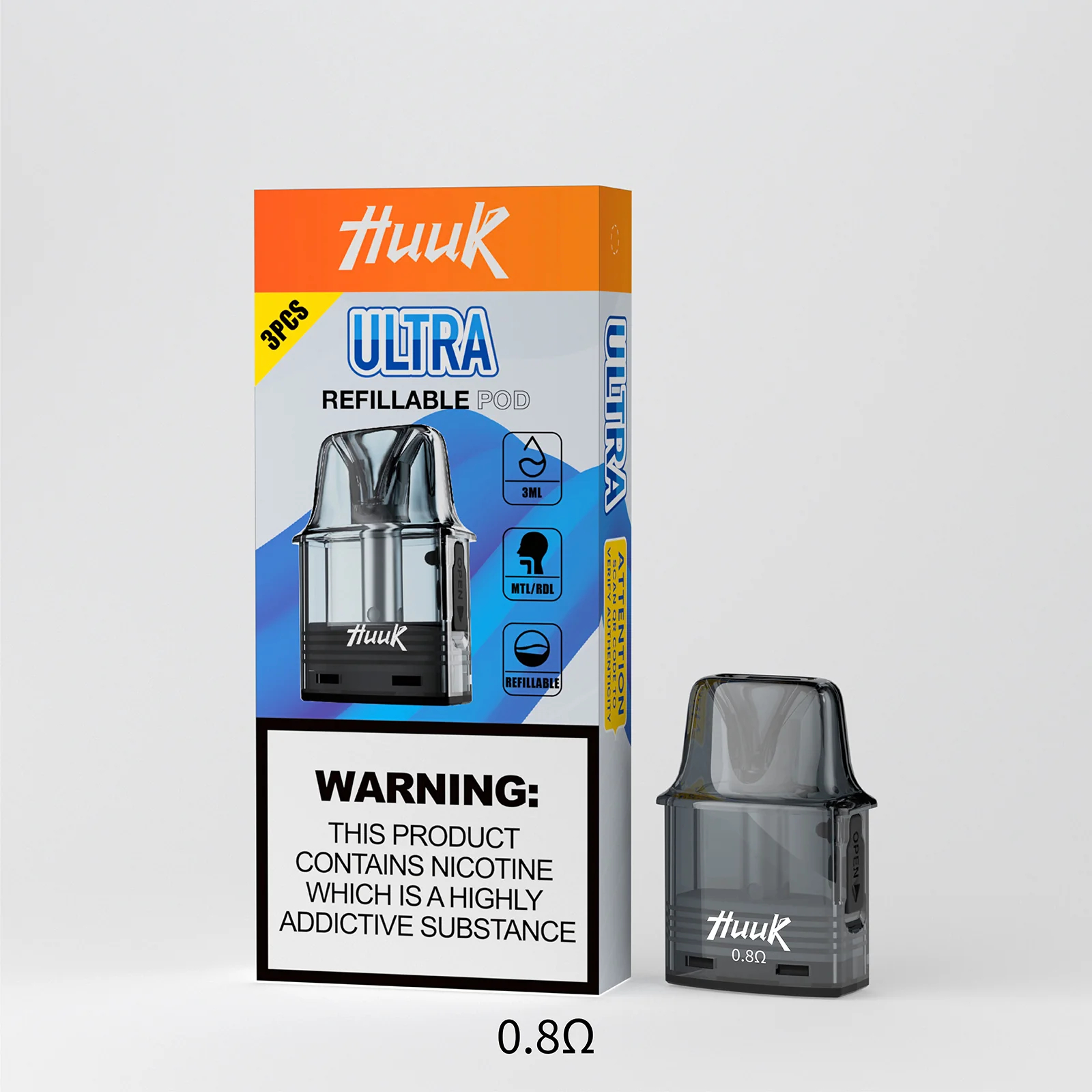 MEHA HUUK 27W 注油主機 1350mAh巨量電能 強勁27W細膩飽滿雲霧 奢華霧化體驗 可重複注油 潮流全金屬設計 台灣現貨:圖片 10